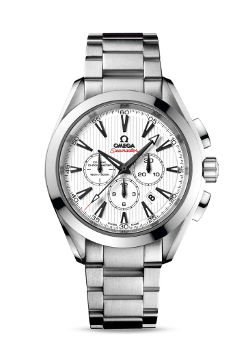 Omega Seamaster Aqua Terra 150M Co-Axial 44 Chronograph Co-Axial Stainless Steel / White / Bracelet